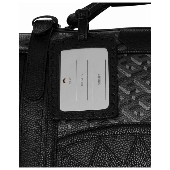 Sprayground Τσάντα ταξιδίου SG3D Blackout Classic Handheld Carryon Convert To Backpack